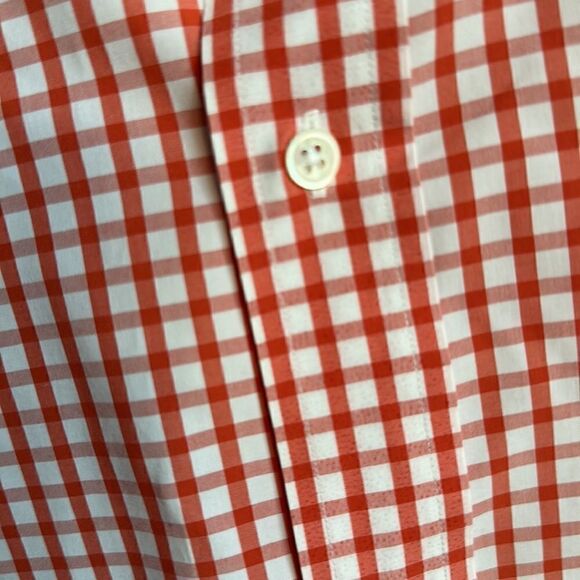 J. McLaughlin Checkered Mens Button Front Shirt L - Picture 2 of 5